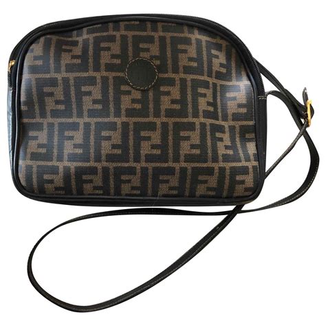 vintage fendi zucca crossbody bag